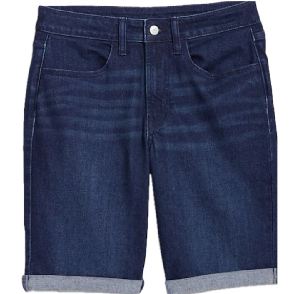 Old Navy High-Waisted WOW Jean Shorts 9 inch inseam